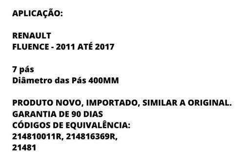 Imagem de Eletroventilador do radiador renault fluence 2.0 2011 á 2017 ventoinha c/resistência