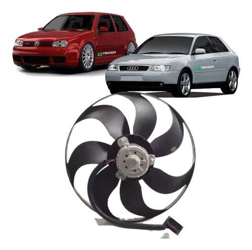 Imagem de Eletroventilador do radiador vw golf polo fox audi a3 1.6 1.8 2.0 - 1j0959455f ventoinha c/7 pás