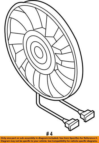 Imagem de Eletroventilador do radiador vw jetta 2.0 2.5 2007 á 2012 ventoinha grande