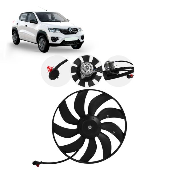 Imagem de Eletroventilador Renault Kwid 1.0 12v 2017 A 2022 214814297R