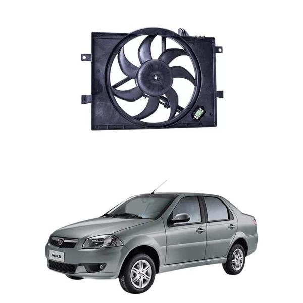 Eletroventilador Siena 2007 a 2013 W8529001MM Magneti M - MAGNETI MARELLI Imagem de Eletroventilador Siena 2007 a 2013 W8529001MM Magneti M