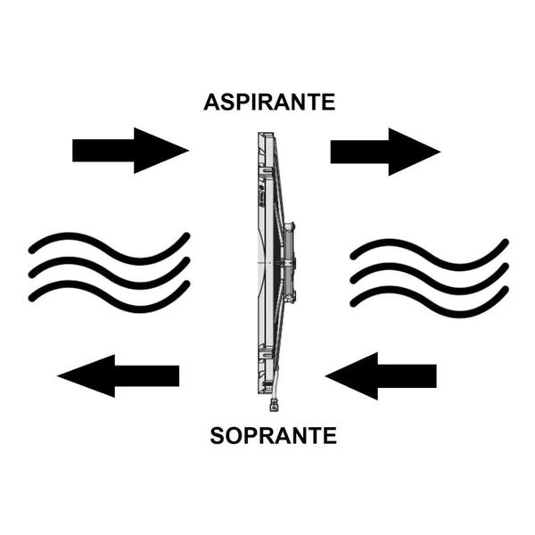 Imagem de Eletroventilador Spal Universal VA03-AP50/C-37S Axial 11" Soprante 12v