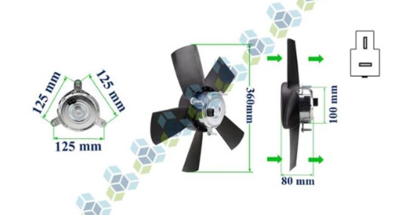 Imagem de Eletroventilador Ventoinha Ipanema Kadett Monza 100159 Bauen