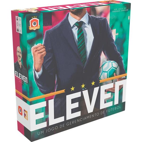 Eleven: Um Jogo de Gerenciamento de Futebol Jogo de Tabuleiro Pt Br - Galapagos Imagem de Eleven: Um Jogo de Gerenciamento de Futebol Jogo de Tabuleiro Pt Br
