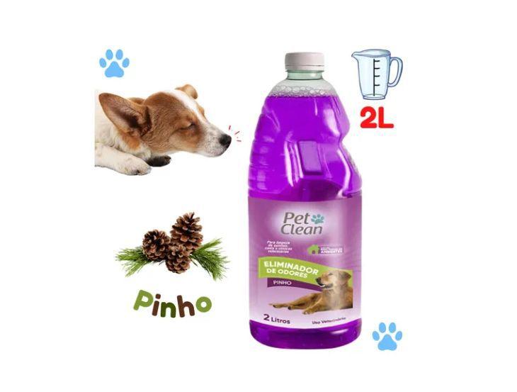 Imagem de Elimina Odor Ambiente 2L PetClean Cachorro Gato Cães Pet