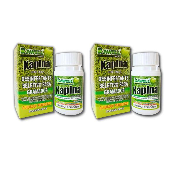 Imagem de Elimina Tiririca Kapina 60ml Kit 2UN Livre De Ervas Daninhas