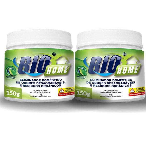 Imagem de Eliminador De Odores Biohome Wt 150 G - Kit Com 2