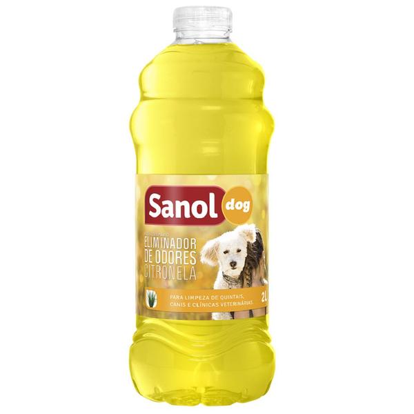 Imagem de Eliminador de Odores Citronela Sanol Dog 2L