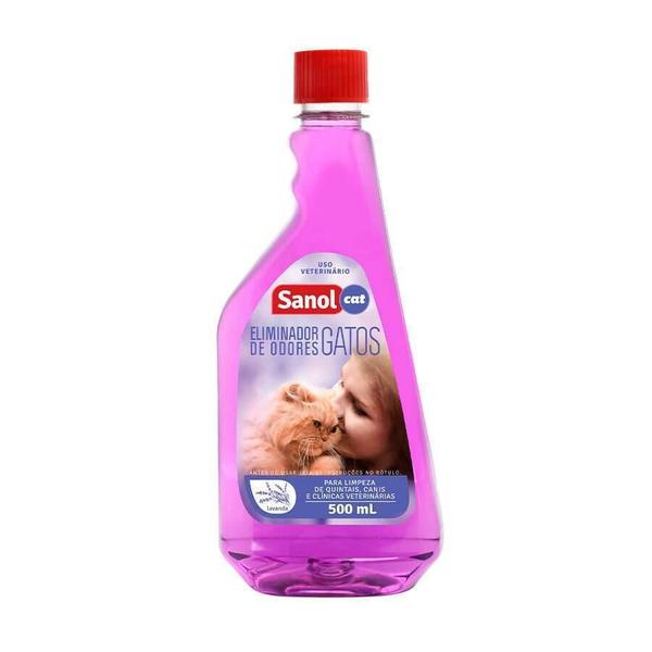 Imagem de Eliminador De Odores Sanol Gato 500 Ml (Refil)