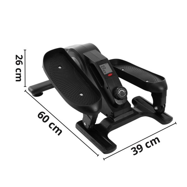 Elíptico Magnético Portátil Caminhada Inércia 2.5 kg 8 Cargas com Monitor Preto Importway Iwf007 Imagem de Elíptico Magnético Portátil Caminhada Inércia 2.5 kg 8 Cargas com Monitor Preto Importway Iwf007