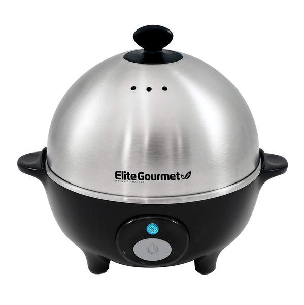 Imagem de Elite Gourmet EGC-508 Cozedor de Ovos Elétrico 2.1Qt Inox 1000W