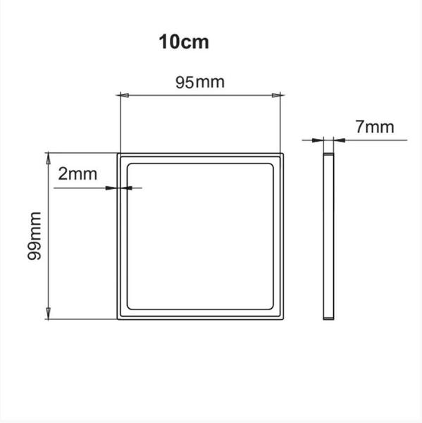 Imagem de Elleve - Porta Grelha Quadrado 100Mm Gold