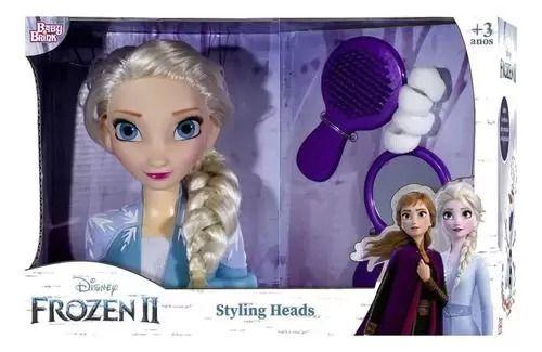 Imagem de Elsa Boneca Infantil Frozen Styling Heads