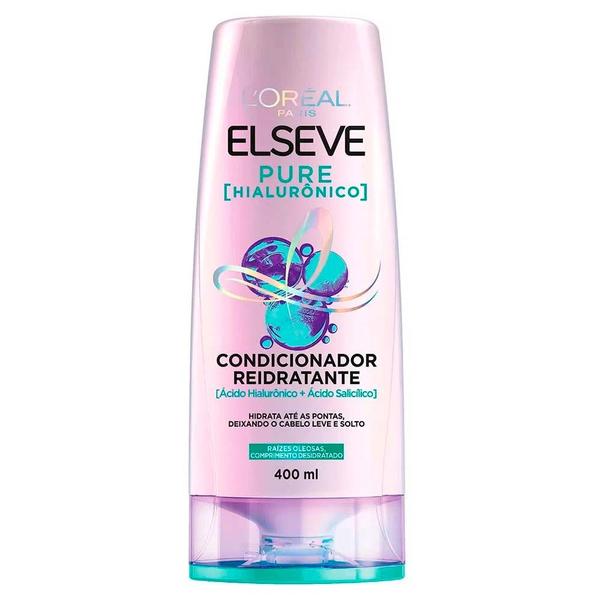 Imagem de Elseve Pure Hialurônico Kit  Condicionador + Shampoo Micelar + Creme de Tratamento