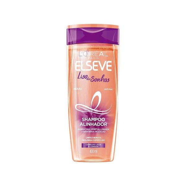 Imagem de Elseve shampoo liso dos sonhos alinhador com 400ml 