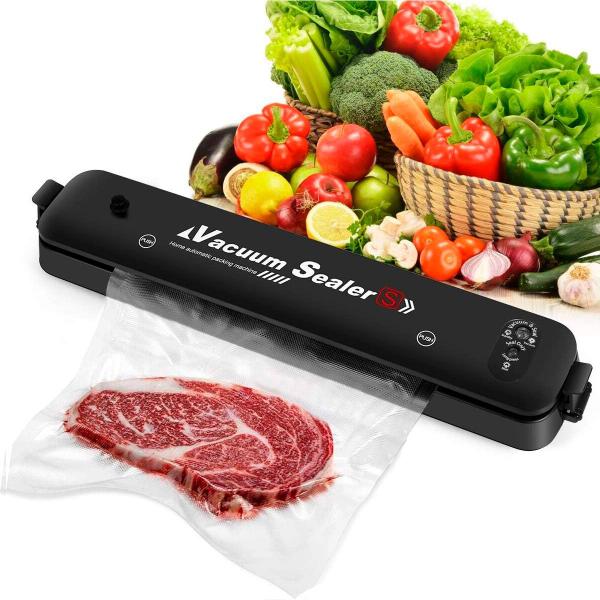 Embaladora a Vácuo Doméstica Bivolt Para Conservação de Alimentos - BIVENA Imagem de Embaladora a Vácuo Doméstica Bivolt Para Conservação de Alimentos