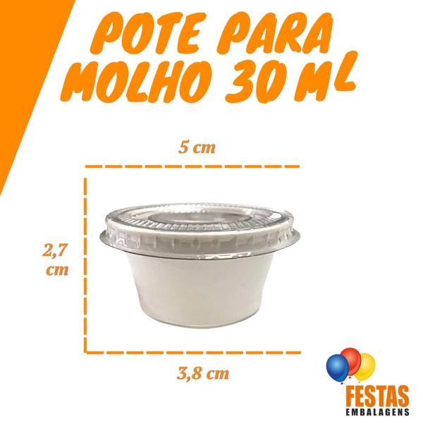 Imagem de Embalagem A695 Molhos/shoyu 30ml Branco Amg 700 Unidades