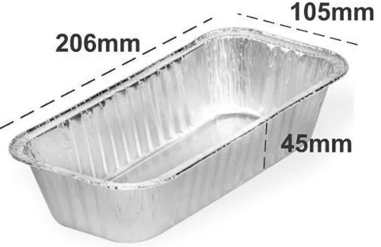 Imagem de Embalagem Alumínio Bolo Inglês 550Ml Marmitinha C/400 (4Cx)