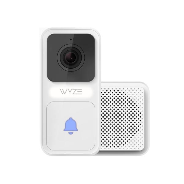 Imagem de Embalagem de campainha de vídeo WYZE THD com Chime White 56g