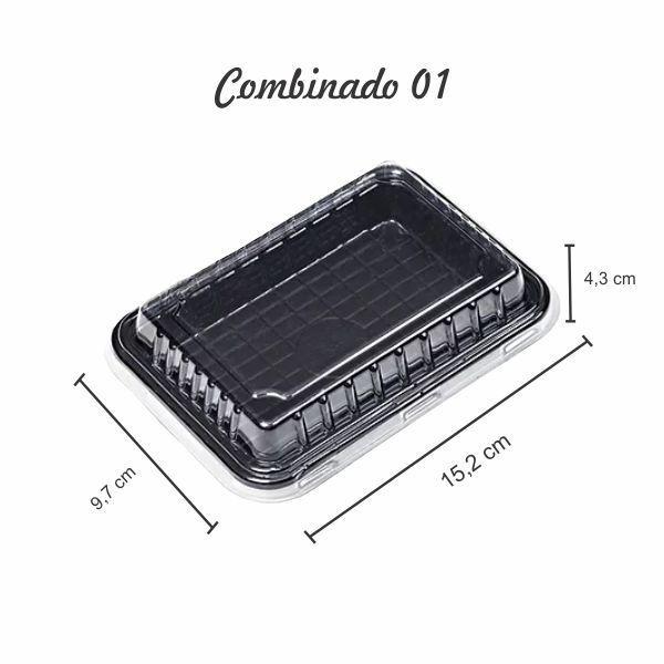 Imagem de Embalagem para Sushi Combinado 01 com tampa 200 unidades