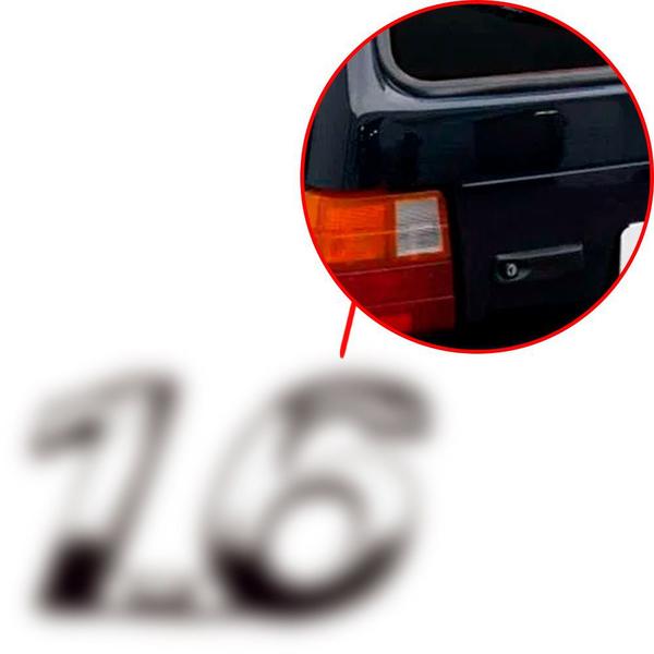 Imagem de Emblema 1.6 Fiat 2003 Cromado