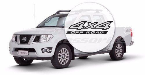 Imagem de Emblema Adesivo 4x4 Off Road Nissan Frontier 2010 Em Diante