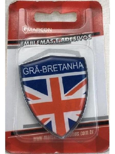 Imagem de Emblema Adesivo Alto Relevo 3d Escudo Gra-bretanha Resinado