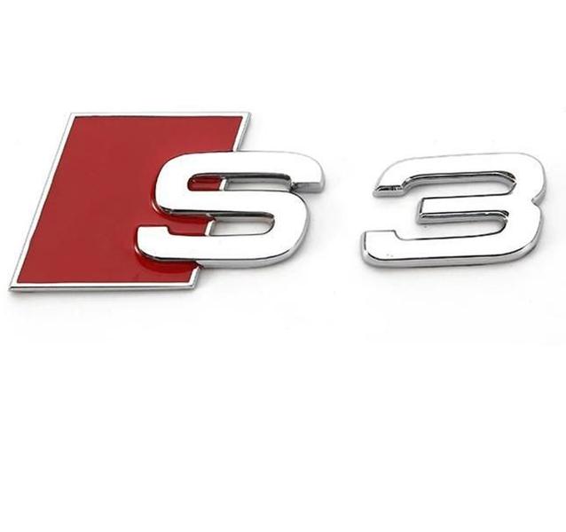 Imagem de Emblema Adesivo Audi S3 Metal Hatch Ou Sedan Sportback