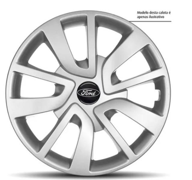 Imagem de Emblema Adesivo Calota Ford , Resinado, 48MM - Kit 4 Unid