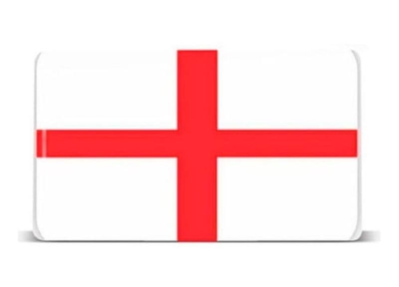 Imagem de Emblema Adesivo Resinado Bandeira Inglaterra Países 8x5 cm P