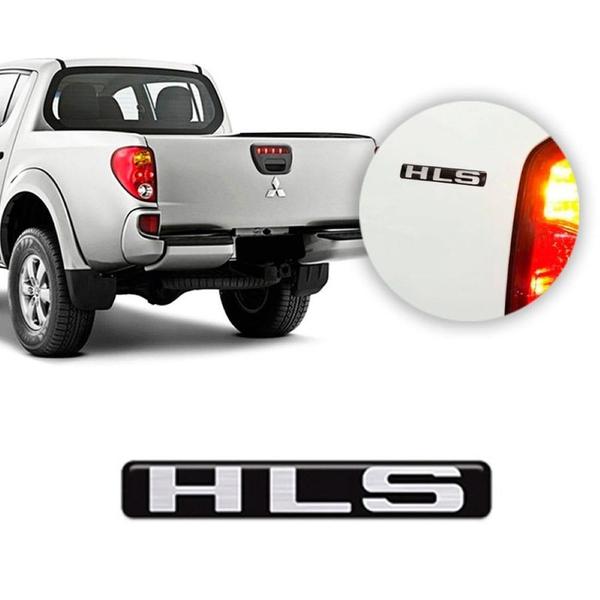 Imagem de Emblema Adesivo Resinado Mitsubishi L200 HLS