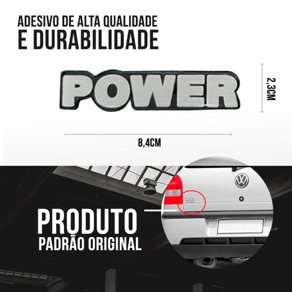 Imagem de Emblema Adesivo Resinado Volkswagen Power