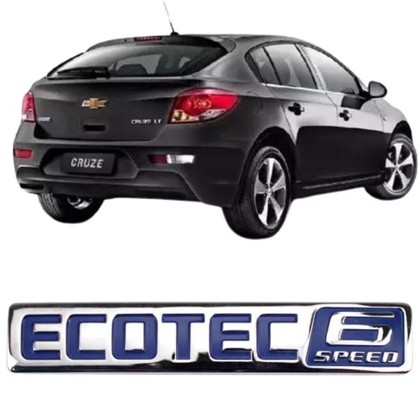 Imagem de Emblema Aplique Letreiro Ecotec 6 Speed Spin Cruze Onix