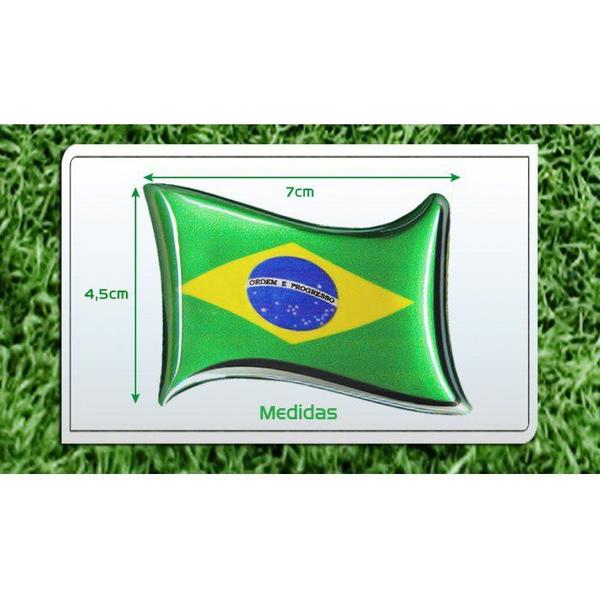 Imagem de Emblema Bandeira Países Adesivo Resinado Etiqueta - Diadema