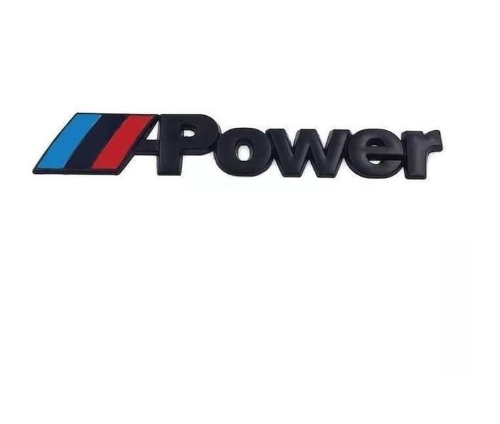 Imagem de Emblema BMW M Power Importado em Metal 9,5cm x 1,5cm