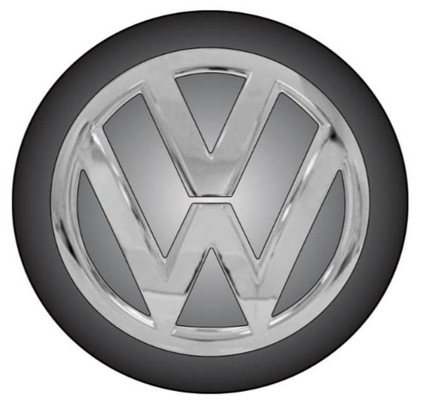 Imagem de Emblema Calota 48mm Vw Degrade (4 Un)