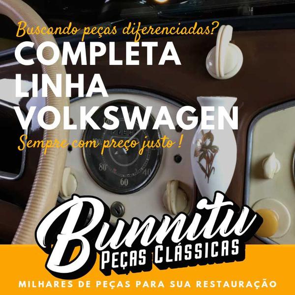 Imagem de Emblema com Brasão do capo modelo Porsche fundo dourado para VW Fusca até 1966