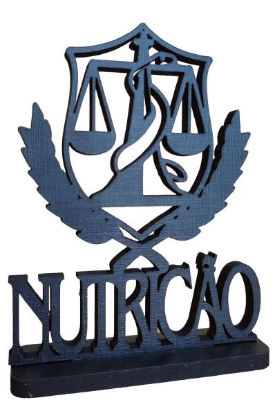 Imagem de Emblema de mesa, símbolo profissão nutrição formatura