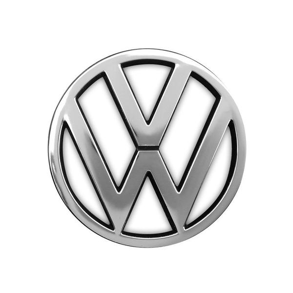 Imagem de Emblema Dianteiro Grade Vw Gol 1987 1988 1989 1990 Cromado