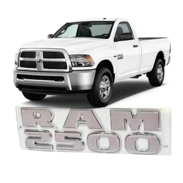 Imagem de Emblema Dodge Ram 2500 Porta Grande Cromado