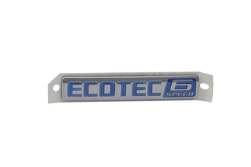 Imagem de Emblema Ecotec 6 Speed Da Tampa Traseira Pecas Genuinas Gm Cruze 2012 A 2016 95470410