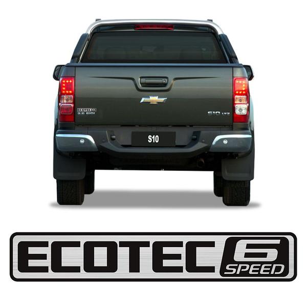 Imagem de Emblema Ecotec 6 Speed S10 2015/ Adesivo Tampa Traseira