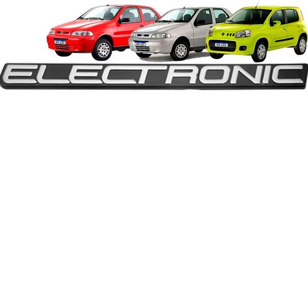 Imagem de Emblema Eletronic 1991 1992 1993 1994 1995 1996 Cinza