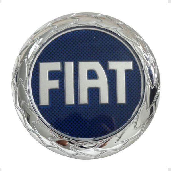 Imagem de Emblema Fiat Capô Palio Siena Strada 1996 1997 1998 1999 2000 Curvo Para Adaptação