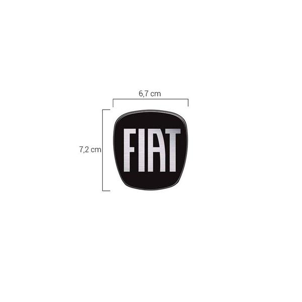 Imagem de Emblema Fiat Mobi 2016/2022- Black Piano - Grade Dianteira