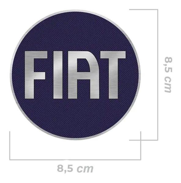 Imagem de Emblema Fiat Tampa Traseira Strada Resinado 8,5mm