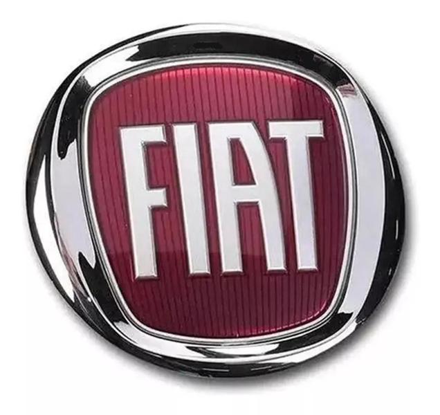 Imagem de Emblema Fiat Vermelho Logo Traseira Mala Novo Uno 2016 2017 2018 2019 2020 2021