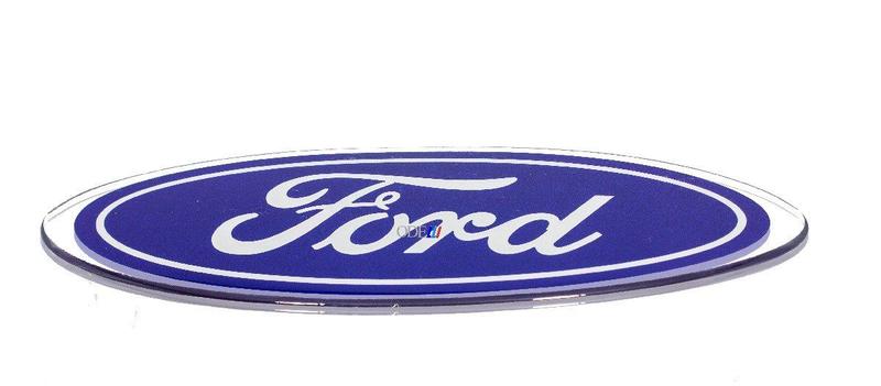 Imagem de Emblema 'ford' grade cargo 00/11 aplicavel f-250 f-350 f-4000 07/12 resinado grande (23x9cm)