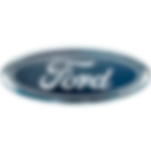 Imagem de Emblema Ford Oval Ford 1999 Encaixe Mala Cromado Azul