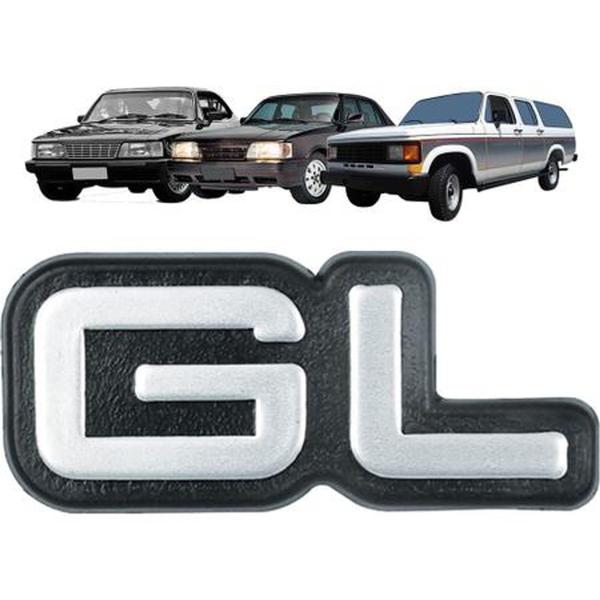 Imagem de Emblema GL Gm 1991 Cromado